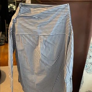 Zara high neck blouse